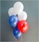 Воздушные шары триколор ,7шт 4595