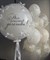 Композиция из шаров «Белый ангел» 4614