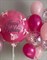 Композиция из шаров «Розовый вихрь» 4622