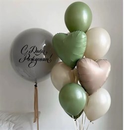 Композиция из шаров «Зелёное вдохновение» 4630 - фото 6869