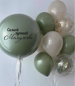 Композиция из шаров «Зелёный шик» 4631 - фото 6875